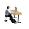 Uncaged Ergonomics RiseUpElectricStandingDesk60X30"BambooDesktopSitStandOffice, RU2bb RU2BB - alternate 4